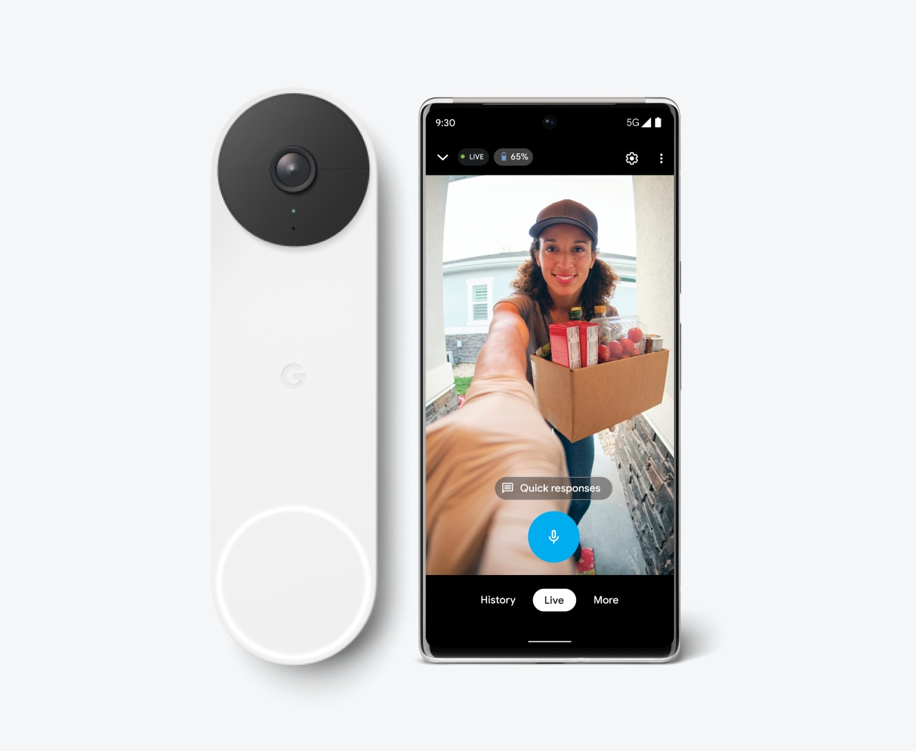 Google doorbell security camera